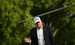 Le président américain Donald Trump à la Maison Blanche le 15 mai 2026