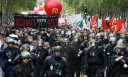 Manifestation contre la loi travail, le 17 mai 2016 Ă  Paris