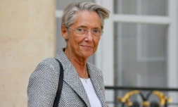 La ministre du Travail, Elisabeth Borne, quitte l'Elysée après un conseil des ministres, le 29 septembre 2021 à Paris