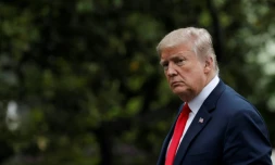 Le président américain Donald Trump à la Maison Blanche le 5 mai 2018