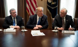 Réunion entre des sénateurs et Donald Trump à la Maison Blanche le 9 janvier 2018