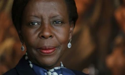 Louise Mushikiwabo, ministre rwandaise des Affaires étrangères, le 25 septembre 2018, à New York