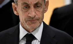 L'ex-président français Nicolas Sarkozy le 25 septembre 2025 au tribunal de Paris