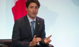Le Premier ministre canadien Justin Trudeau, lors d'un sommet sur le nucléaire à Washington le 1er avril 2016