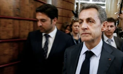 L'ancien président Nicolas Sarkozy à Reims, le 6 juin 2016