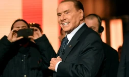L'ancien Premier ministre italien Silvio Berlusconi, Ă Rome, le 18 janvier 2018