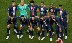 Le onze du PSG aligné face aBayern Munich en finale de la Ligue des champions à Lisbonne, le 23 août 2020  