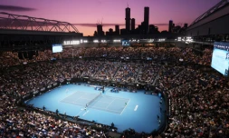 Match lors de l'Open d'Australie à Melbourne le 2 février 2020