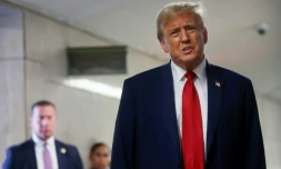 Donald Trump au tribunal de Manhattan, le 25 avril 2024