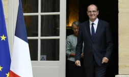 Le Premier ministre Jean Castex Ă l'Hotel Matignon Ă Paris, le 17 juillet 2020