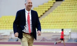Le vice-président délégué de Monaco Vadim Vasilyev avant le match face à Guingamp au stade Louis II, le 12 août 2016 