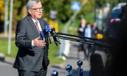 Le président de la Commission européenne Jean-Claude Juncker à son arrivée au sommet européen de Tallinn, en Estonie, le 29 septembre 2017