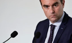 Le Premier ministre Sébastien Lecornu s'exprime lors d'une conférence de presse à l'HÎtel des Invalides, à Paris, le 11 juin 2026
