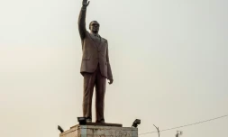 La statue du héros de l'indépendance congolaise Patrice Lumuba, le 25 juin 2020 à Kinshasa, en RDC