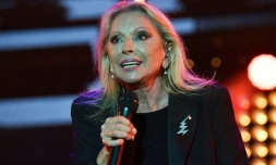 La chanteuse française Véronique Sanson à La Rochelle, aux Francofolies le 11 juillet 2018