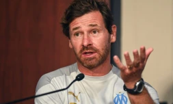L'entraßneur portugais de l'Olympique de Marseille, André Villas-Boas, en conférence de presse à Marseille, le 13 août 2020