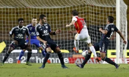 Le match aller entre Monaco et Lyon en Ligue 1, le 16 octobre 2015 au stade Louis-II