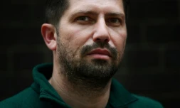 Le journaliste grec Will Vassilopoulos, collaborateur de l'AFP TV, le 6 décembre 2016 à Londres