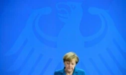 La chanceliĂšre Angela Merkel Ă Berlin le 23 juillet 2016