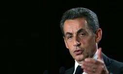 Nicolas Sarkozy lors d'un meeting le 30 novembre 2015 à Rouen