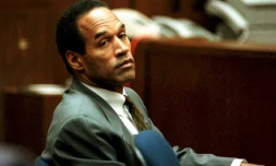 O.J. Simpson dans un tribunal de Los Angeles le 8 décembre 1994