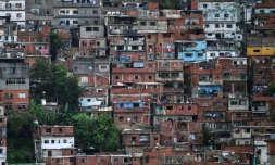 Le bidonville de Petare, dans l'est de Caracas, dont proviennent nombre de manifestants opposés à la réélection du président Nicolas Maduro pour un troisiÚme mandat, le 1er août 2024.