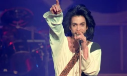 Prince en concert au Parc des Princes, à Paris le 16 juin 1990