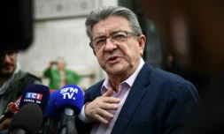 Jean-Luc Mélenchon à Paris le 28 avril 2022