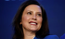 La gouverneure du Michigan Gretchen Whitmer le 27 janvier 2020 Ă Hamtramck (Michigan)