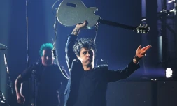 Le groupe américain Green Day lors des MTV Europe Music Awards, le 6 novembre 20116 à Rotterdam
