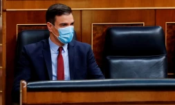 Le Président du gouvernement espagnol Pedro Sanchez, à Madrid le 20 mai 2020