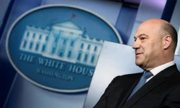Le conseiller économique de Donald Trump, Gary Cohn, lors d'un briefing à la Maison Blanche, le 26 avril 2017