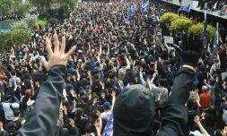 Manifestation pro-démocratie à Hong Kong, le 19 janvier 2020