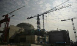 La centrale nucléaire de Taishan, en Chine, en construction le 8 décembre 2013