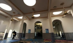 Intérieur de la mosquée de Bayonne, le 5 mars 2015