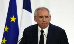 Le Premier ministre François Bayrou lors d'une conférence de presse à Paris le 25 août 2025