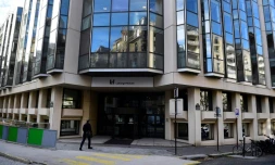 Le siège de Lafarge à Paris, le 14 novembre 2017. 