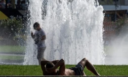 Vague de chaleur à Berlin, le 15 septembre 2020