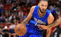 L'arrière français du Magic d'Orlando, Evan Fournier, à Miami, le 13 février 2017