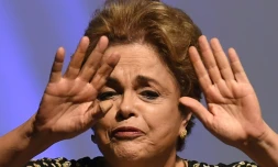 La présidente brésilienne Dilma Rousseff, le 10 mai 2016 à Brasilia