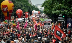 La manifestation parisienne du 28 juin 2016, au 11e jour de mobilisation nationale contre la loi travail