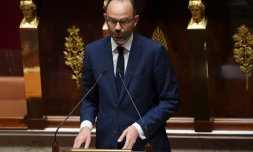 Le Premier ministre Edouard Philippe lors de son discours de politique générale, le 4 juillet 2017 à l'Assemblée nationale, à Paris