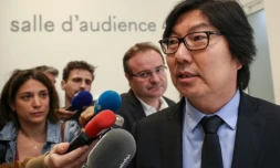 Jean-Vincent Placé le 11 juillet 2018 lors d'une audience au tribunal de Paris