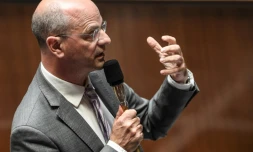 Le ministre de l'Education, Jean-Michel Blanquer, à l'Assemblée nationale à Paris le 12 juin 2018
