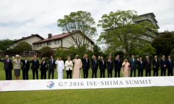Les dirigeants du G7 réunis le 27 mai 2016 à Shima