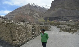 Fazal Ali, un alpiniste pakistanais, qui a grimpé le K2 trois fois, dans son village de Shimshal, le 5 mai 2018