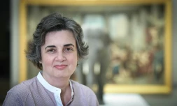 Laurence Des Cars photographiée le 24 mars 2021 au musée d'Orsay à Paris