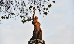 La Place de la République à Paris, le 22 novembre 2015