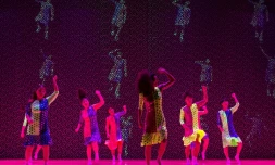 Répétition du ballet "Ahnsim Dance" de la chorégraphe sud-coréenne Eun-Me Ahn, à Clermont-Ferrand le 3 octobre 2017