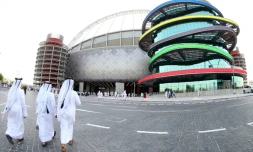 Le stade Khalifa à Doha, l'un de ceux qui accueilleront le Mondial-2022, le 19 mai 2017